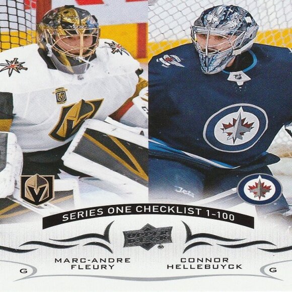 Checklist Card - 2018/2019 Upper Deck Series 1 Hockey 1-100 - Card Number 199 - Picture 1 of 2